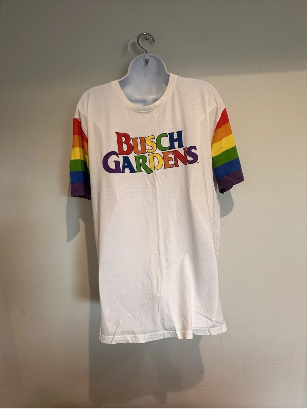 Busch Gardens pride White Tee